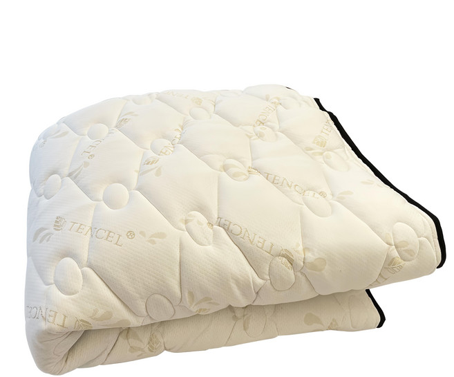 維也納 100%天絲 + 3M防潑水日式單人薄床墊 台灣製造, 白色