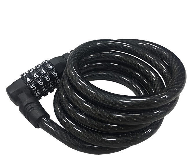 MERIDA 美利達 車鎖 10mm*120cm, 1條, Black