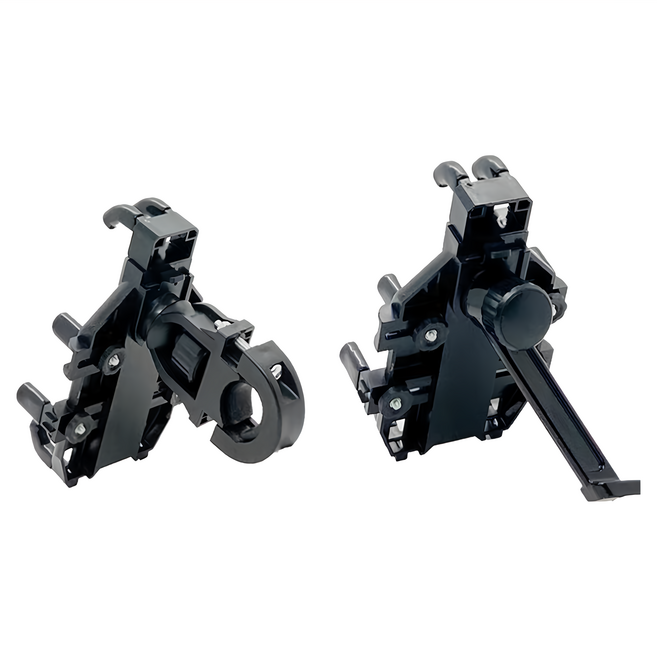 8爪戶外自行車減震手機支架, 黑色, 2個