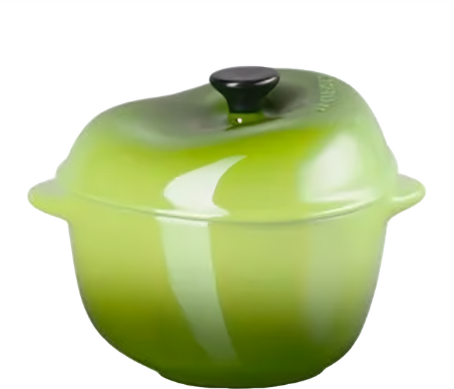LE CREUSET 蘋果造型烤盅, 棕櫚綠, 1個