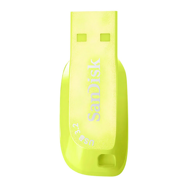 SanDisk 晟碟 Ultra Shift USB 3.2 Gen 1 Flash Drive 隨身碟 黃色 公司貨, 128GB, 1個