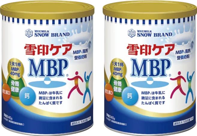 SNOW 雪印 CARE MBP®高鈣營養奶粉, 840g, 2罐