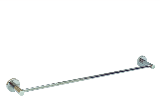 雙手萬能 皇家精品 不鏽鋼單桿毛巾架 AT-S01 300g, 拉絲, 1個
