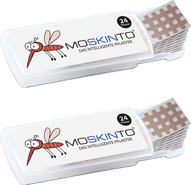 MOSKINTO 魔法格醫療用貼布便攜款未滅菌, 24片, 2組