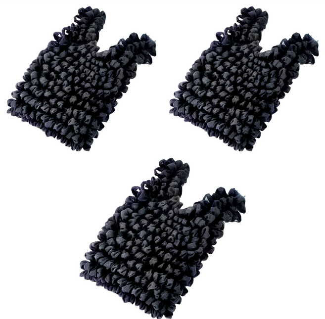 小麥購物 魔術伸縮袋 Y934, 黑色, 3個