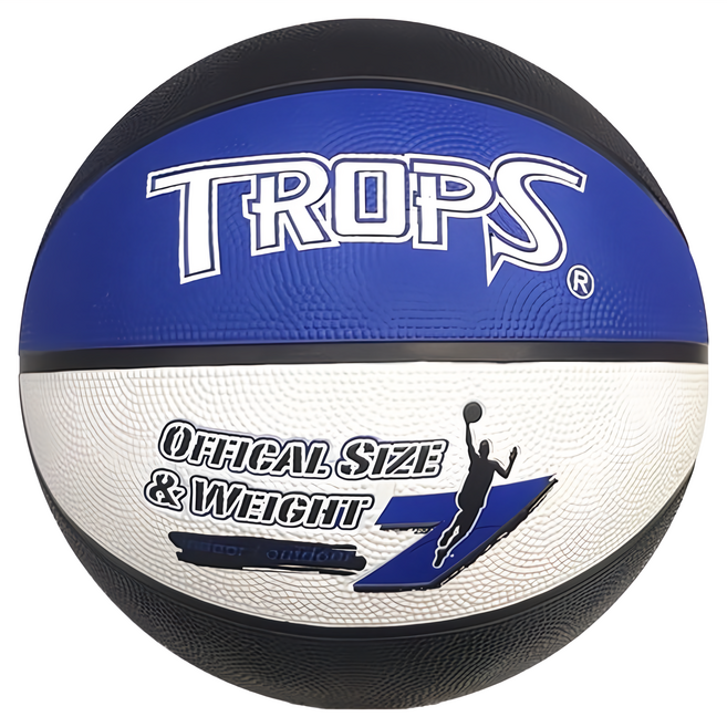 TROPS 特波士 三色刻字籃球, 40182A, 1個
