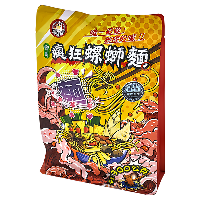 一碗好麵 瘋狂螺獅麵, 300g, 1袋