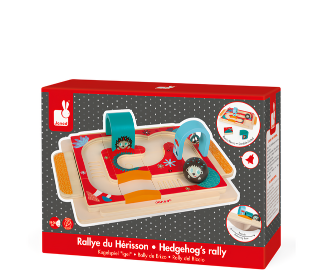 Janod 小刺蝟滾球迷宮, 1盒