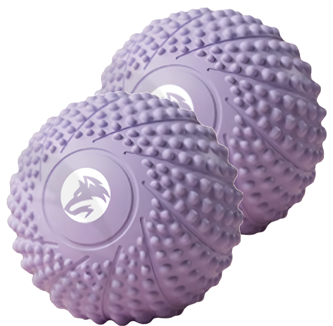 MICHAEL FITNESS 麥克健身 80D磁石按摩球, 紫色, 2個