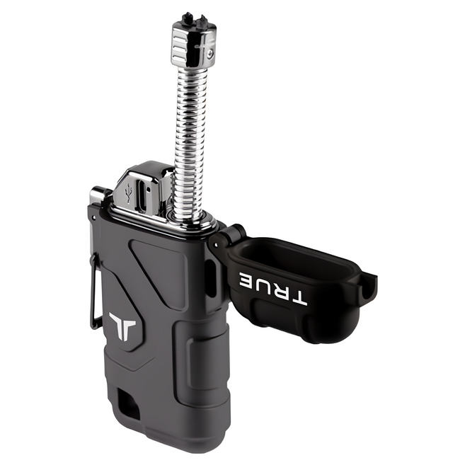 TRUE UTILITY 多功能防風電弧打火機 TRU-ACC-1001-G 8.4 x 4.95 x 1.65cm, 黑色, 1個