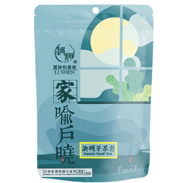 麗紳和春堂 決明子茶包 無咖啡因 冷熱皆宜 家庭號茶飲, 10包, 6g, 1袋