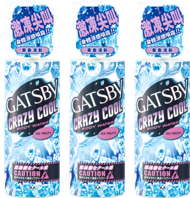 GATSBy 魔法激凍體用噴霧 果香, 170ml, 3件