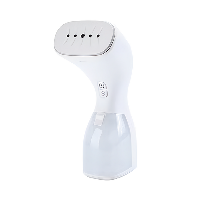 EULEVEN 有樂紛 二合一手持式蒸氣掛燙機 30秒快速預熱 120ml大容量水箱 570g輕巧好拿, SYJ-3048Q, 白銀色