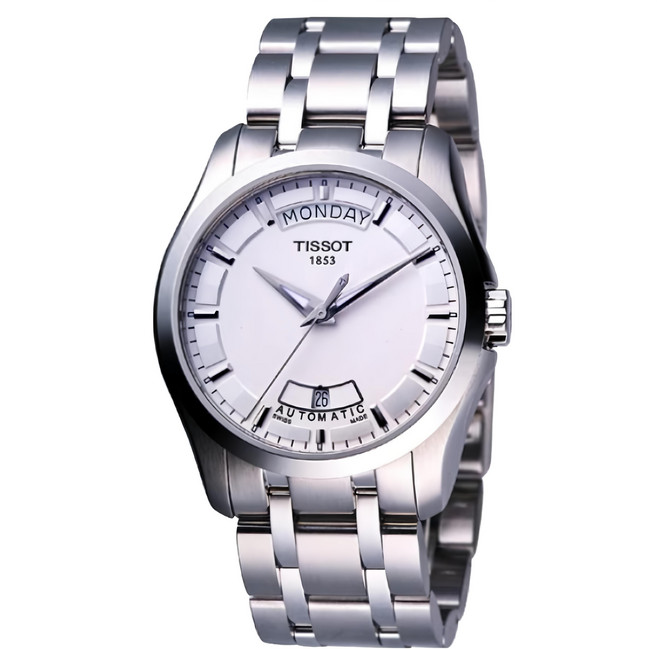 TISSOT 天梭 機械鋼帶男錶 40mm