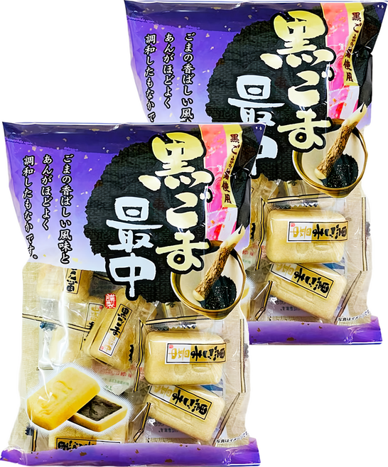 幸福堂 黑芝麻最中, 150g, 2袋