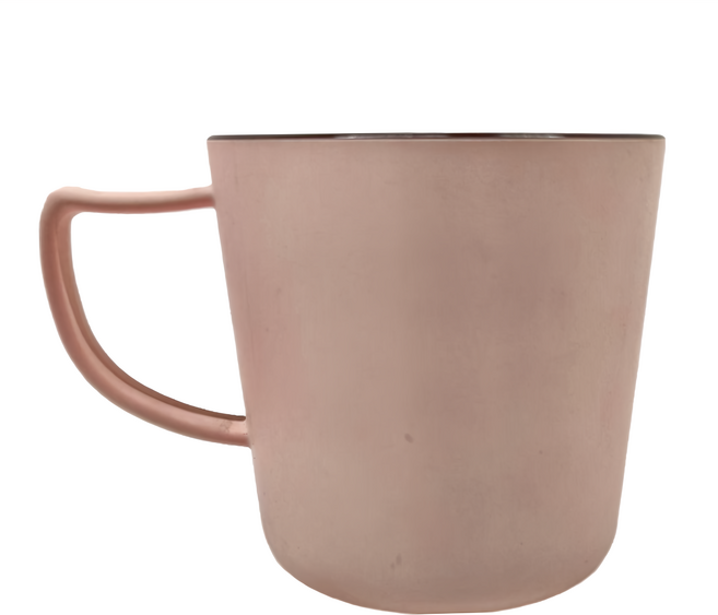 三義漆器店 樹脂馬克杯 290ml 7.8 x 7.9cm, 粉紅色, 1個
