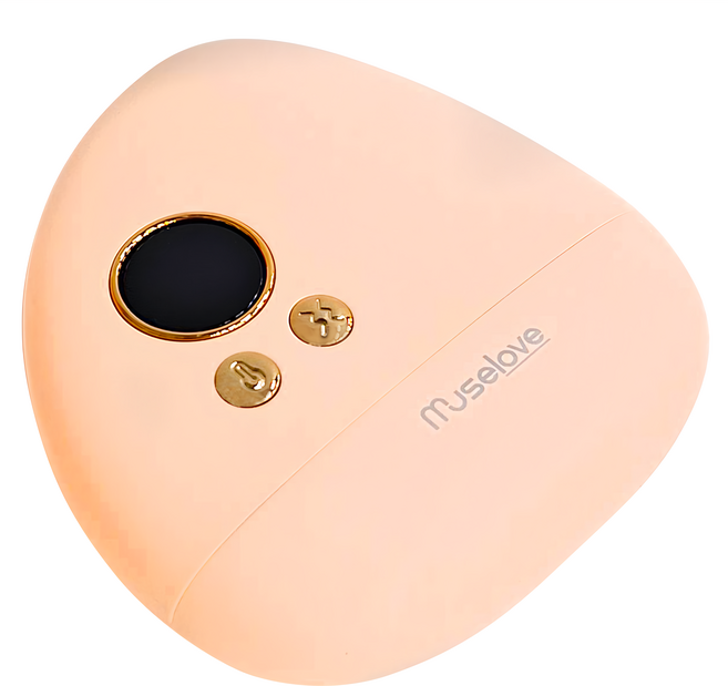 muselove 砭石刮痧板 82 x 78 x 23mm 79g, 粉紅色, 1個