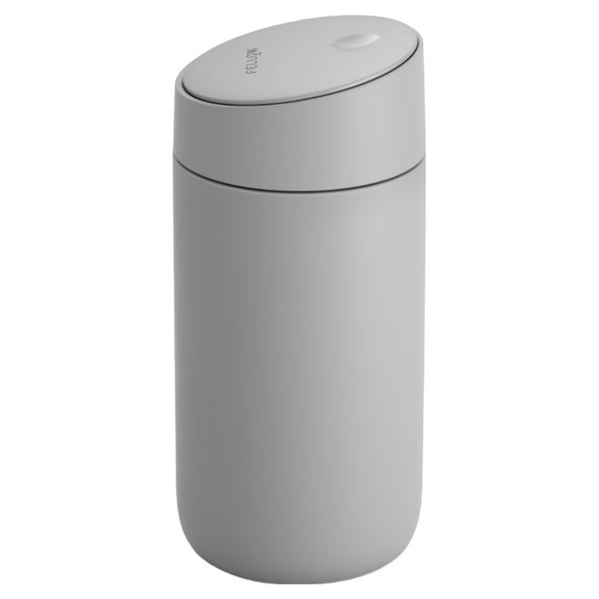 FELLOW Carter Slide Mug 卡特隨行真空陶瓷保溫瓶 滑蓋版, 清水灰, 355ml, 1個
