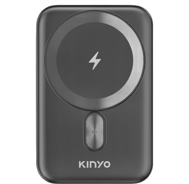 Kinyo 小磁片超薄磁吸無線充, KPB2512, 黑色