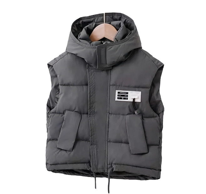 兒童秋冬羽絨棉背心