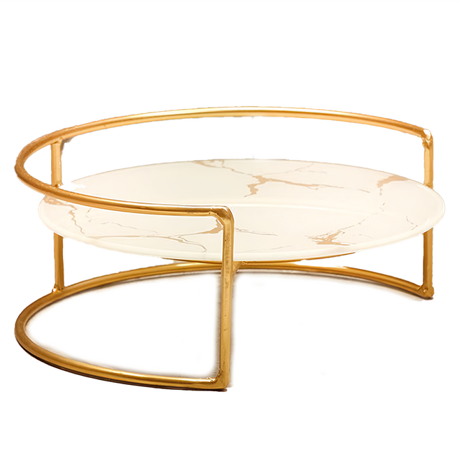 浴室奢華洗手台置物架 CN0031-S-W, 白色, 1個