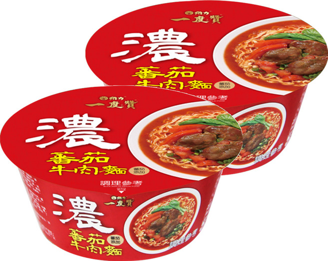 維力 一度贊 蕃茄牛肉麵 185g, 2入