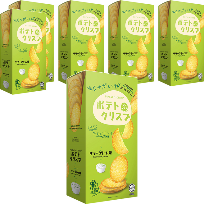Win2 日本版 馬鈴薯脆餅 洋蔥酸奶味, 6盒, 160g
