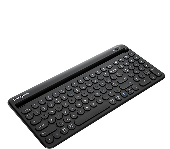 Targus 藍芽鍵盤 附平電腦板/手機支架 14.63 x 6.89 x 0.67cm 原廠保固, AKB867, 1個