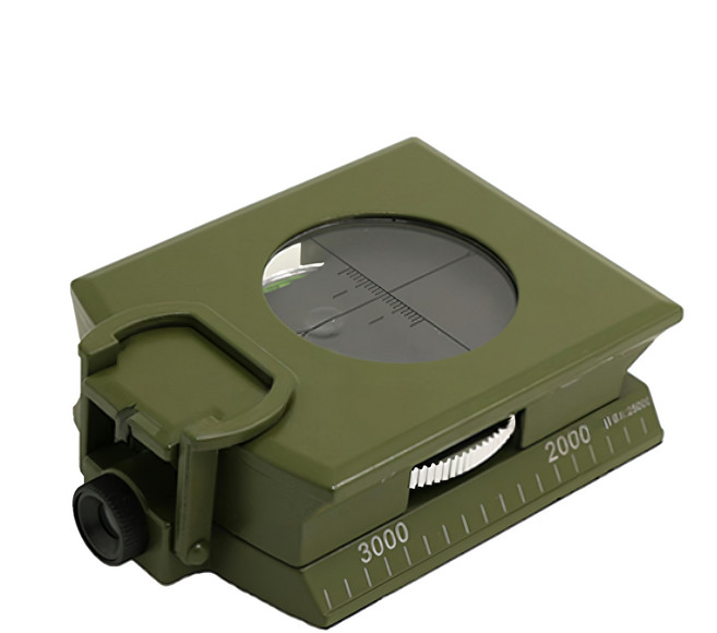 GoldGood 金谷 指南針 K4074, 軍綠色, 1個