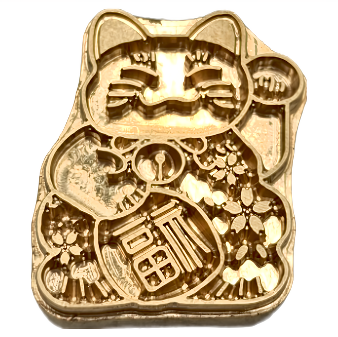 Betty's 焙蒂絲 烙印模 3.5 x 4cm, 招財貓, 1個