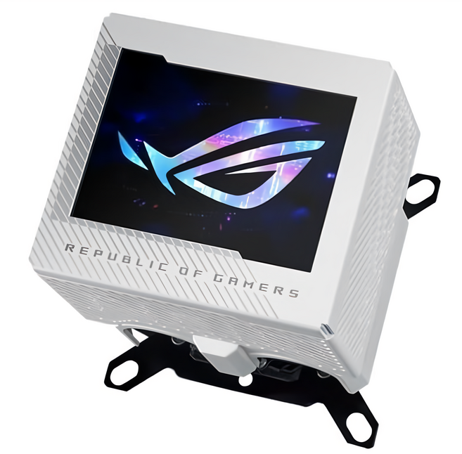 ASUS 華碩 ROG RYUJIN III WB WHT 龍神三代, ROG RYUJIN III 360 ARGB, 白色, 1個