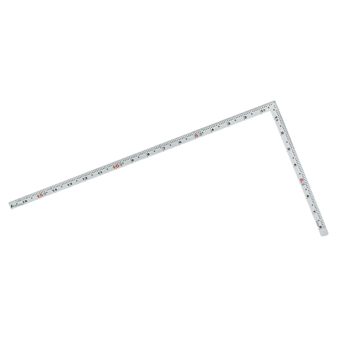 SHINWA 鶴龜 34352 雙面角尺 50cm, 1支