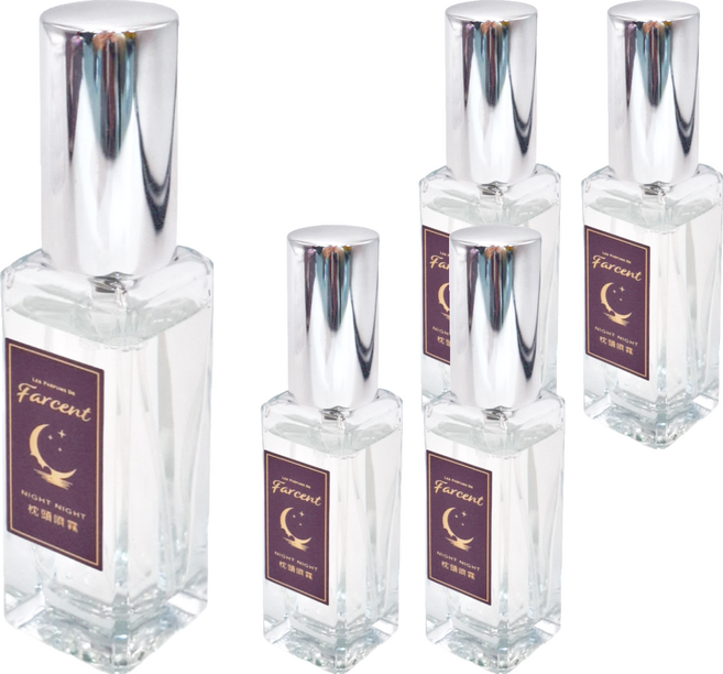 farcent 花仙子 LES PARFUMS DE Farcent 香水精油枕頭噴霧 望幽晚安, 30ml, 5瓶