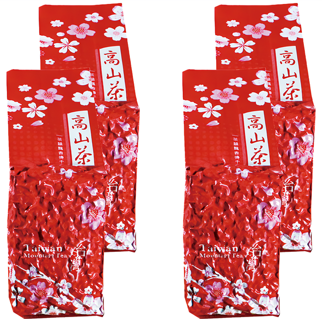 龍源茶品 鑫龍源 梨山茶韻盞香回甘烏龍茶葉 附提袋, 4包, 150g, 1入
