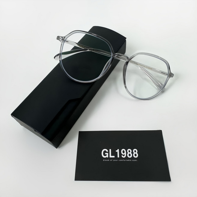 GL1988 驗光師製作的 TR 7克 抗藍光 多邊形眼鏡