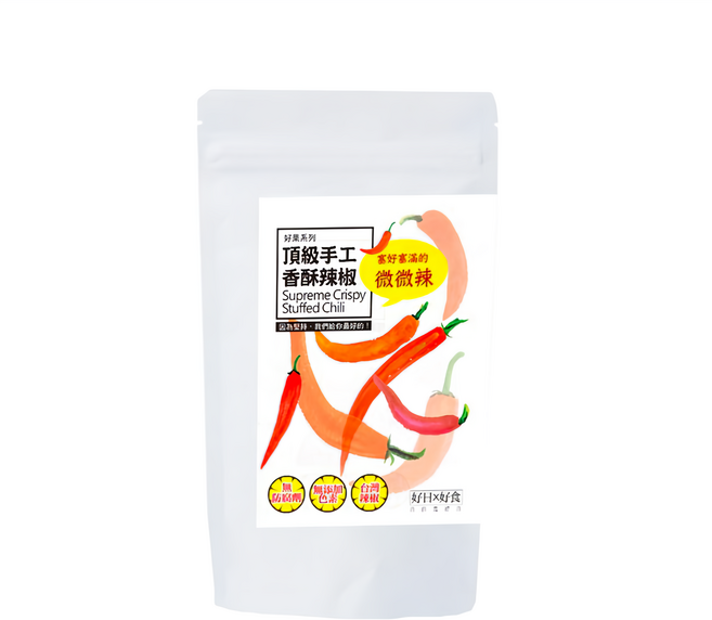好日好食 好果系列 香酥辣椒, 60g, 1包