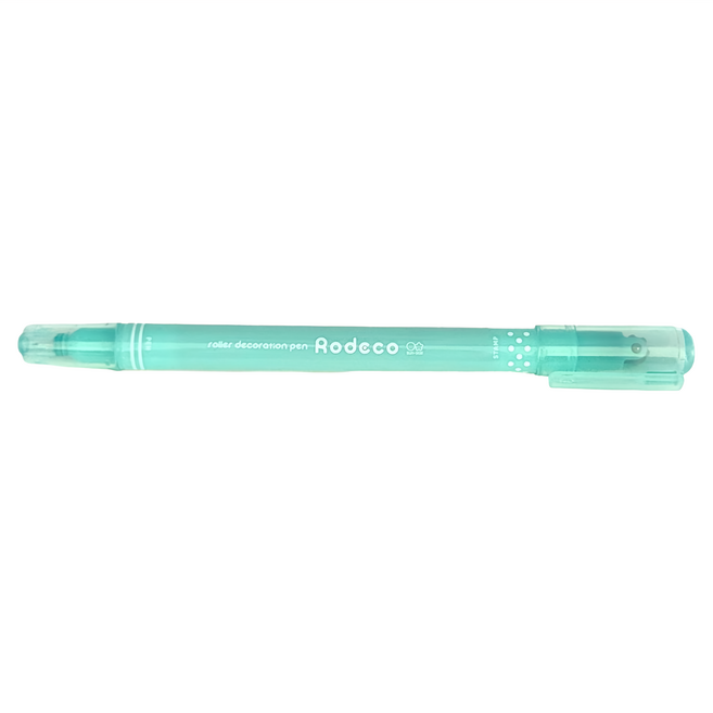 Sun-Star Rodeco 波點簽字雙頭兩用筆 - 薄荷藍, 1支