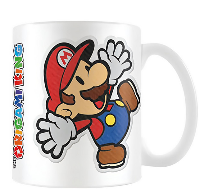 PYRAMID INTERNATIONAL 超級瑪利歐馬克杯 耐熱160℃ 容量315ML 陶瓷材質, 瑪利歐, 1個
