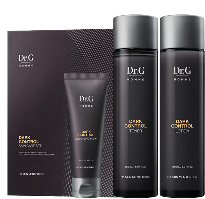 Dr.G 男士深層護膚禮盒 化妝水150ml+乳液150ml+洗面乳70ml, 1盒