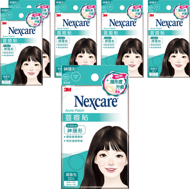 3M Nexcare 神隱形綜合型 TA32, 6盒, 32入