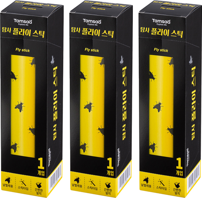 Tamsaa 掛式黏蠅棒, 3支