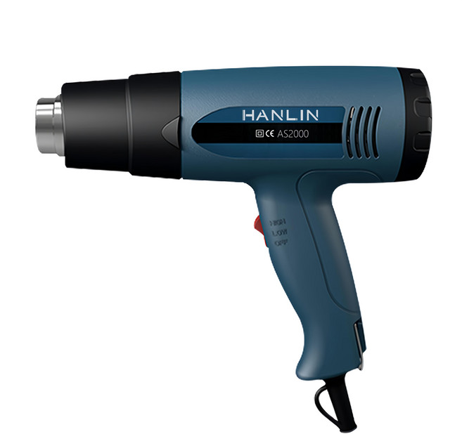 HANLIN 後顯專業調溫模式熱風槍 2000W 後蓋液晶控溫, 1盒