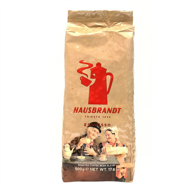 HAUSBRANDT 義式咖啡豆 ESPRESSO, 咖啡豆(無研磨), 500g, 1包