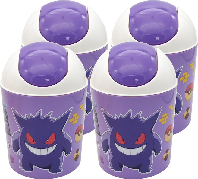 PoKeMoN 寶可夢 置物筒三, 紫色, 4個