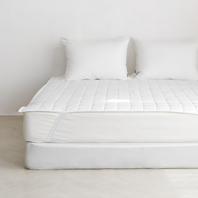 韓國 amante 韓國製 柔軟日 水洗 半超細纖維 床墊, 白色