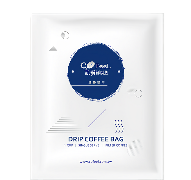 COFeeL 凱飛 鮮烘豆特調黃金曼巴濾掛咖啡 完美黃金比例 專業數位智能烘豆 國際SCA烘焙/萃取認證 人工挑選優質生豆 自動化曲線紀錄系統, 10g, 10包, 1組
