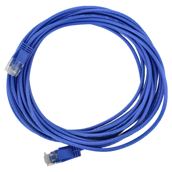 POLYWELL 寶利威爾 CAT6 極細高速網路線 RJ45 福祿克認證 PW15-W58-R050, 藍色, 5m, 1條