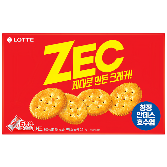 ZEC 起司風味餅乾, 300g, 1盒