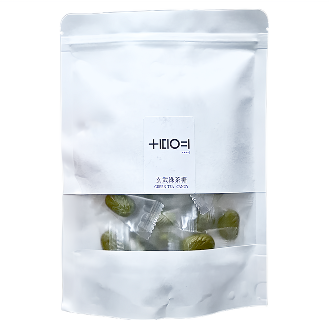 十本初壹 玄武綠茶糖 台灣綠茶糖, 100g, 1袋