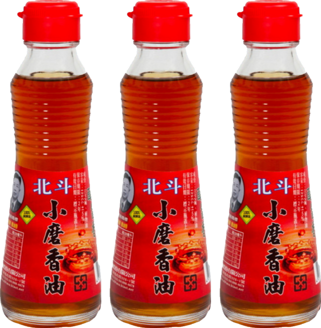 北斗馨油 小磨香油, 125ml, 3瓶